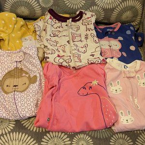 Set of 6 Infant 0-3month Sleepers
